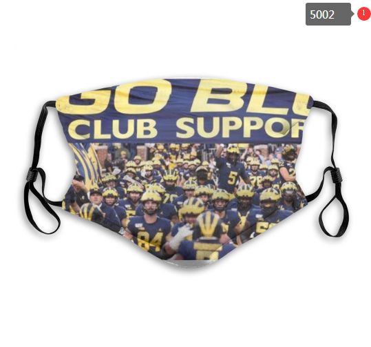 NCAA Michigan Wolverines #13 Dust mask with filter->ncaa dust mask->Sports Accessory